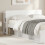 VidaXL vidaXL Headboard Cabinet with Storage High Gloss White Engineered Wood 3