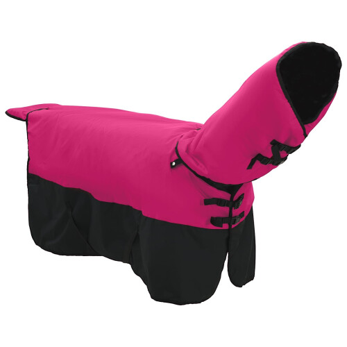 VidaXL vidaXL Horse Blanket Pink and Black 85 cm Polyester 2