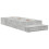 VidaXL vidaXL Storage Bed Frame Concrete Grey 90 cm Engineered Wood 4