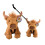 Kandy Toys Highland Cow On Lead Plush Toy 2