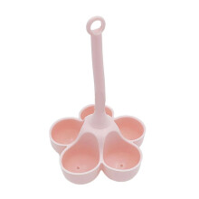 5 Hole Silicone Egg Cooker High Temperature Resistant Steamed Egg Tray Food Grade Complementary Food Tools
