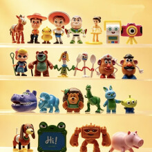 24PCS Toy Story Buzz Lightyear Woody Lotso Cartoon Figure Minifigures Kids Toys