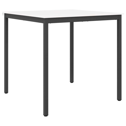 VidaXL vidaXL Bar Table White 110 x 110 x 105 cm Solid Pine Wood 1