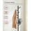 Free Standing Coat Rack - Solid Wood - Black - 8 Hooks for Entryway and Hallway 5