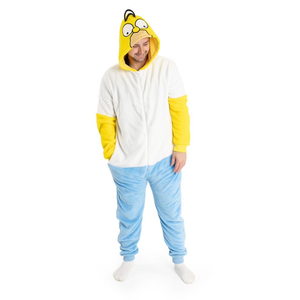 The Simpsons (Large) Onesie (Mens Multicoloured)