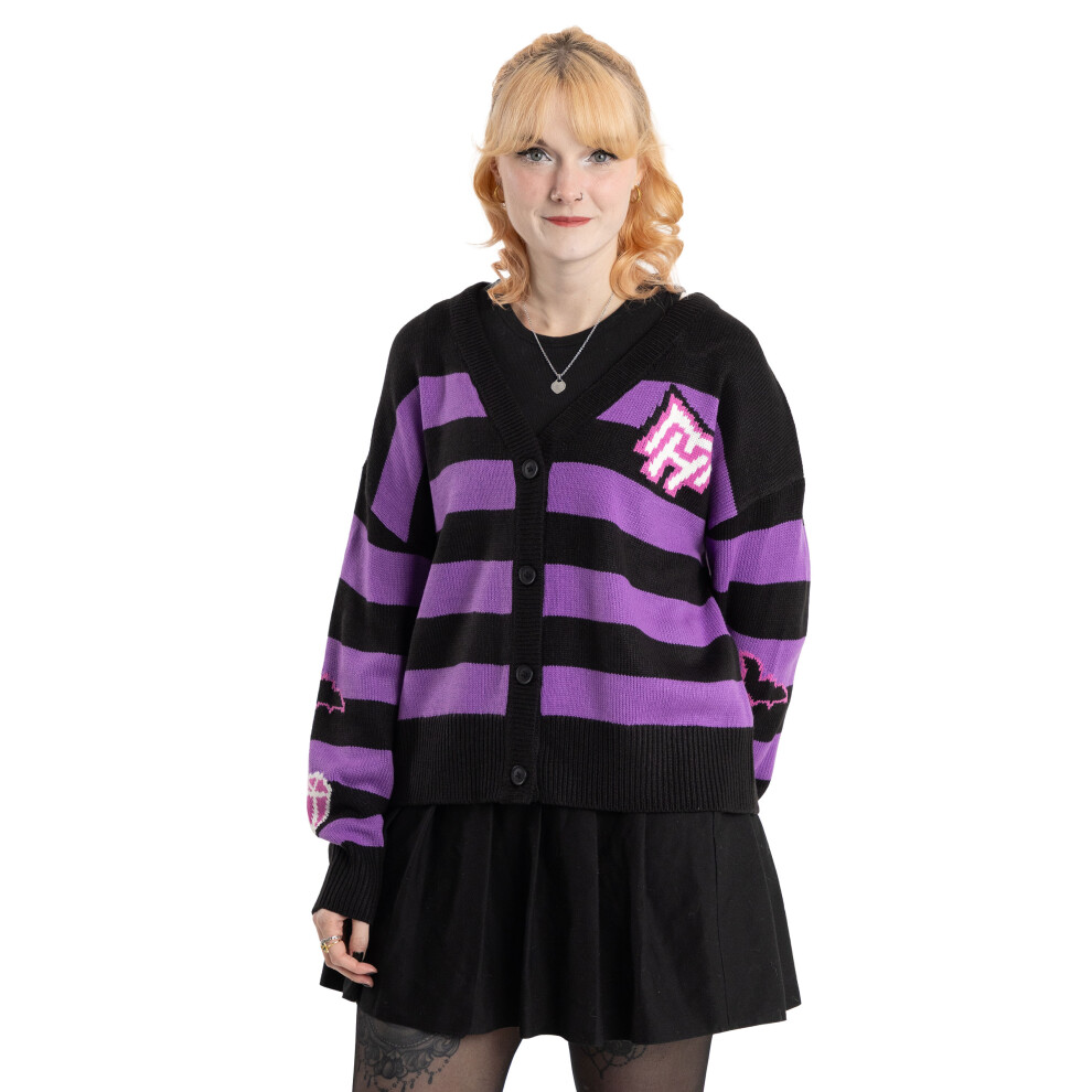Monster High (Small) Cardigan (Womens Purple)