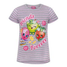 (5-6 Years) Shopkins Short Sleeved T-Shirt (Girls Pink)