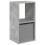 VidaXL vidaXL Bedside Table Concrete Grey 30.5 x 27 x 59.5 cm Engineered Wood 2
