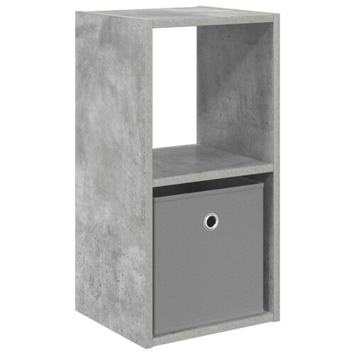 VidaXL vidaXL Bedside Table Concrete Grey 30.5 x 27 x 59.5 cm Engineered Wood 1