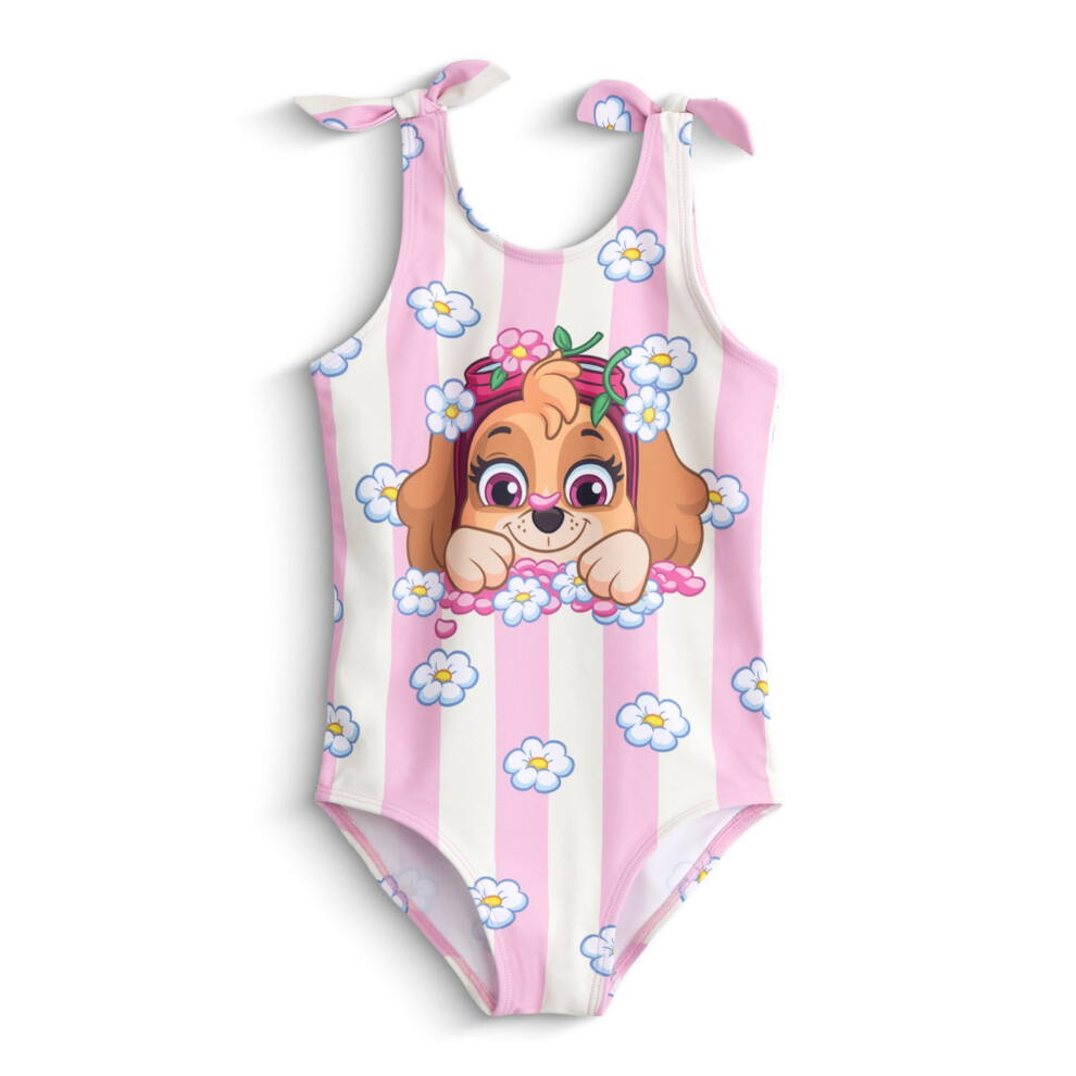 Paw Patrol (5-6 Years) 1 Piece Swimming Costume (Girls Pink)