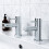 NES Home Marc Twin Hot & Cold Basin Taps Chrome 2