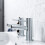NES Home Marc Twin Hot & Cold Basin Taps Chrome 3