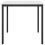 VidaXL vidaXL Dining Table White 80 x 80 x 75 cm Solid Pine Wood 5