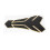 3D Schwarz Gold Tank Sticker Motorrad E-Modell 7