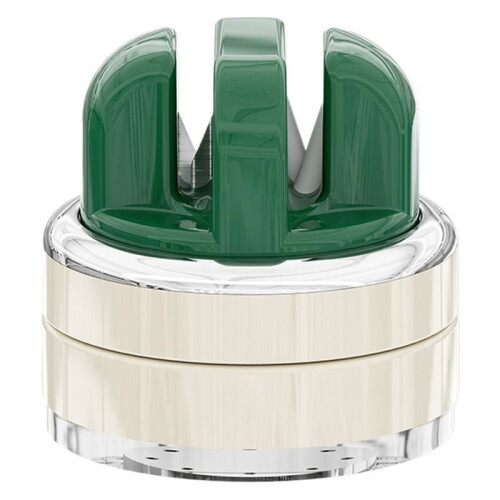 Knives Sharpener Multi-Angle Pocket Knifes Sharpener & Kitchen Sharpener with Suction Base for Knives, Scissors Green
