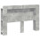 VidaXL vidaXL Headboard Cabinet with Storage Concrete Grey Engineered Wood 2