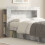 VidaXL vidaXL Headboard Cabinet with Storage Concrete Grey Engineered Wood 4