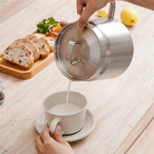 Pot à Huile 1,5 L, Pot à Huile en Acier Inoxydable, Friteuse à Huile de Capacité et Tasse Filtrante, Filtre à Huile Polyvalent pour la Cuisine