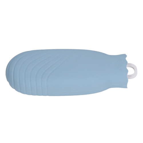 Wärmflasche 550ml Silikon Plüsch Kissenform