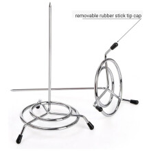 10PCS Spindle, Paper Receipt Holder Spike, Stainless Steel Restaurant Ticket Stabber, Desk Straight Rod Bill Fork