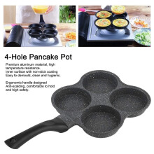 4 Hole Frying Pot Thickened Omelet Pan Non-Stick Egg Pancake Steak Pan Cooking Egg Ham Pans Breakfast Maker