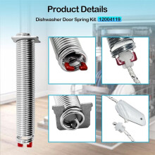 12004119 for Dishwasher Door Spring Kit Dishwasher Door Spring 00754866 12004119 Dishwasher Door Spring Kit