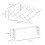 Séchoir à linge mural extensible et pliable blanc 5