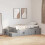VidaXL vidaXL Storage Bed Frame Grey Sonoma 75 cm Engineered Wood 3