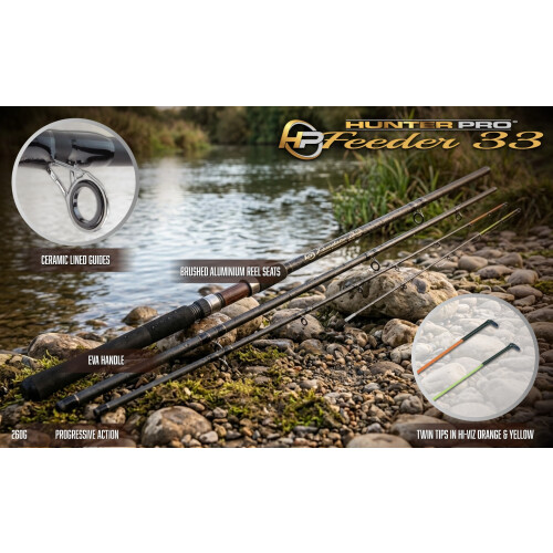 Hunter Pro 11ft Feeder Rod & HP50R Reel 2