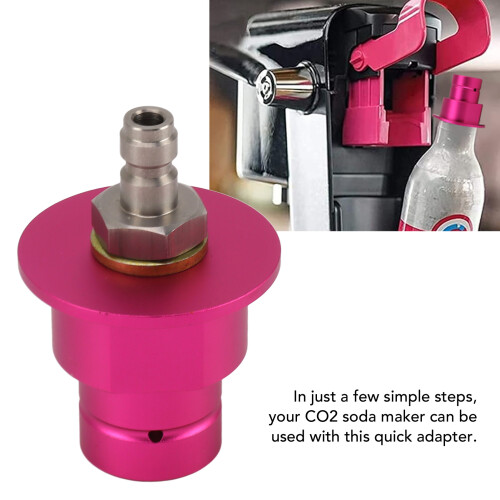 CO2 Ventil Adapter 8mm Lila