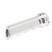 Universal Handbremsgriff Hülle Silber 11,8cm Neu