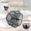 360 Rotating Silverware Utensil Holder - 5 Compartment Whirling Utensil Holder Kitchen for Spoon Fork Flatware Storage 2