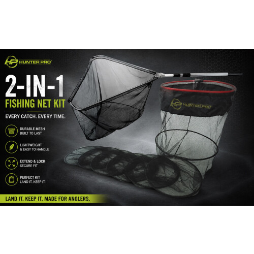 3m Keep Net & Stick Bag + Speciment Landing Net 1