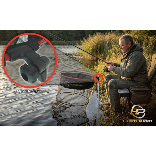 Hunter Pro 3mtr/10ft Keep Net With Bank Stick & Carry Bag. 1