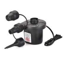 50W Electric Air Pump with 3 Nozzles for Vacuum Bags, Electric Inflatable Pump for Air Mattress Bed Swim Ring US Plug