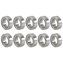10pcs Miniature Sealed Metal Shielded Metric Radial Bearing Model: MR106-ZZ 6x10x3Mm