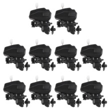 10PCS Boat Motor Coffee Stirrer, Stainless Steel Clip Drink Mixer, Novelty Miniature Boat Engine
