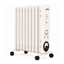 (Thermostat and Timer, 2kW) MYLEK Oil Filled Radiator - Thermostat