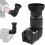 1X/2.5X Magnification Right Angle Viewfinder with 6 Mounting Adapters for DSLR Camera 2