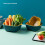 Baskets Fruit Washing Basket Multifunctional Drain Basket Stackable Sinks Kitchen Colander Set for Draining D 8