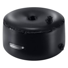 Sac de Poids D'Eau pour Support de Parasol, Rond de 17,7'', Jusqu'à 20L D'Eau, PVC Résistant Aux UV pour Bases de Patio
