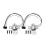 2set for  A2L 3D Printer Hotend Heating Assembly Hotend Swap and Stable Heating Assembly Kit for A2L 3D Printer 1