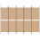 VidaXL vidaXL 5-Panel Room Divider Beige 250 x 180 cm Fabric 3