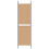 VidaXL vidaXL 5-Panel Room Divider Beige 250 x 180 cm Fabric 4