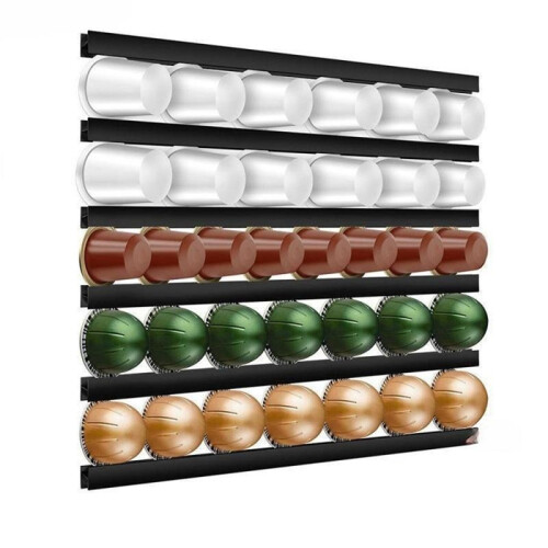 K-GeträNkehalter, Versteckter Kaffeepadhalter, Magnetische, Selbstklebende KaffeepadstäNder, Weiß 2