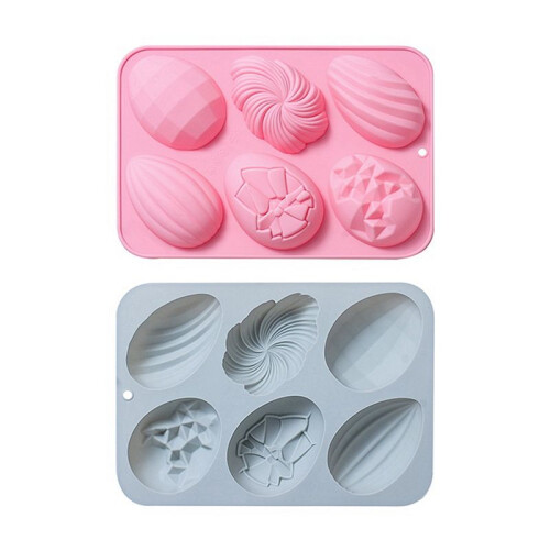 Easter Egg Mold 2 Pack Jumbo Easter Chocolate Mold Silicone Easter Egg Muffin Cupcake 1