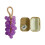 (Lavender Round) Handmade Grapes Cluster Shaped Soaps,Grape Soap on a Rope,Cold Process Bath Soap 1