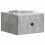 VidaXL vidaXL Wall-Mounted Bedside Cabinet with Drawer 2 pcs Concrete Grey 2