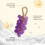 (Peach Round) Handmade Grapes Cluster Shaped Soaps,Grape Soap on a Rope,Cold Process Bath Soap 6