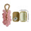 (Peach Round) Handmade Grapes Cluster Shaped Soaps,Grape Soap on a Rope,Cold Process Bath Soap 8